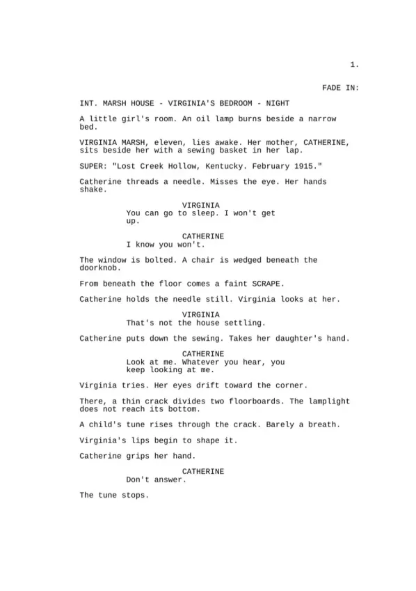 The Hollow first page