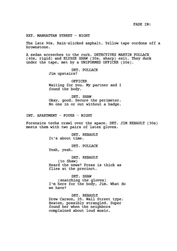 Bend first page