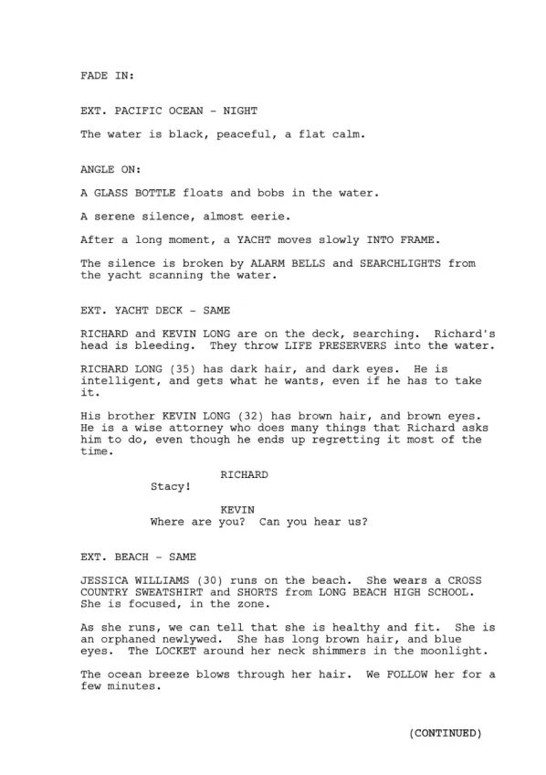 WATER first page