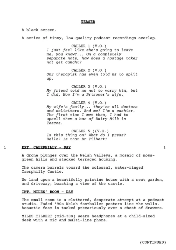 Miles To Go first page