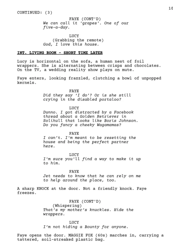 Relative Shame sample page