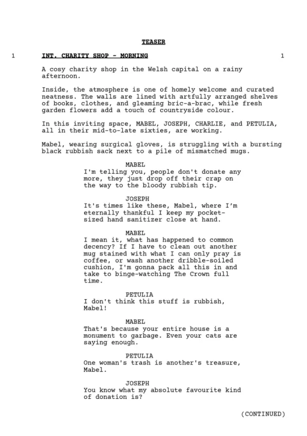 Good Will first page