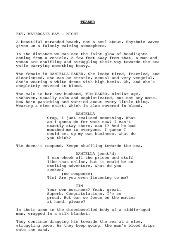 Till Murder Do Us Part first page