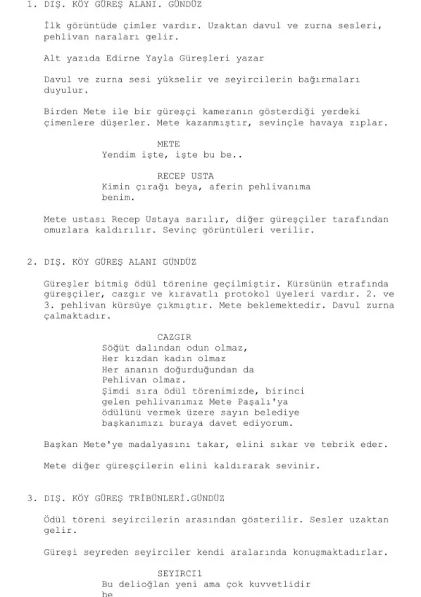 Pehlivan first page