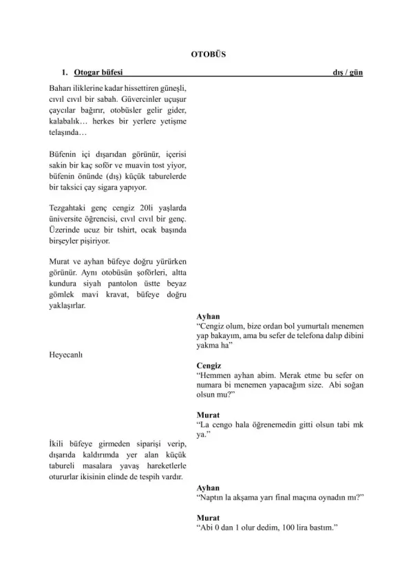 OTOBÜS  first page