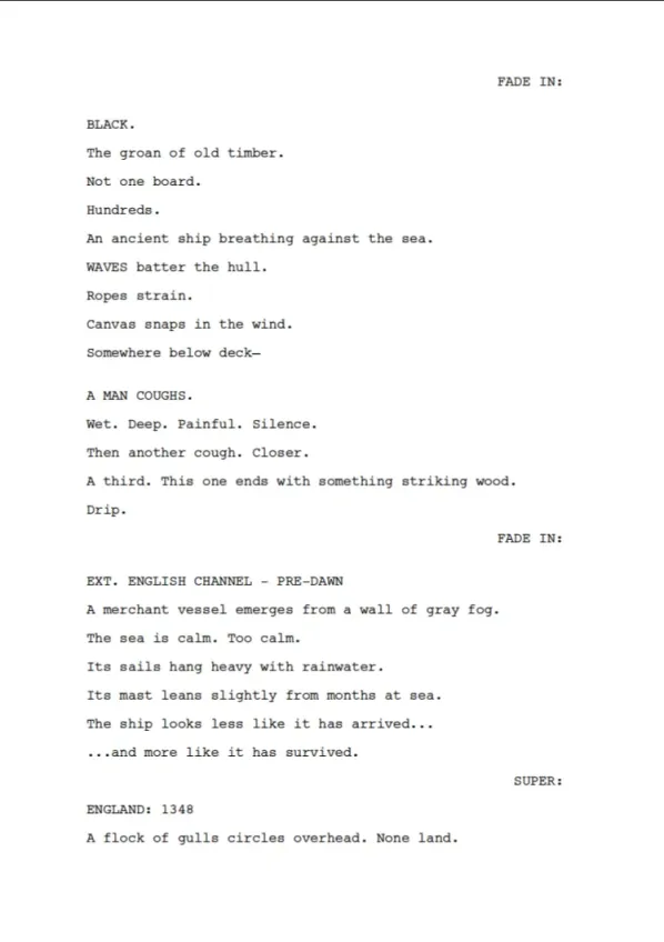Bubonic first page
