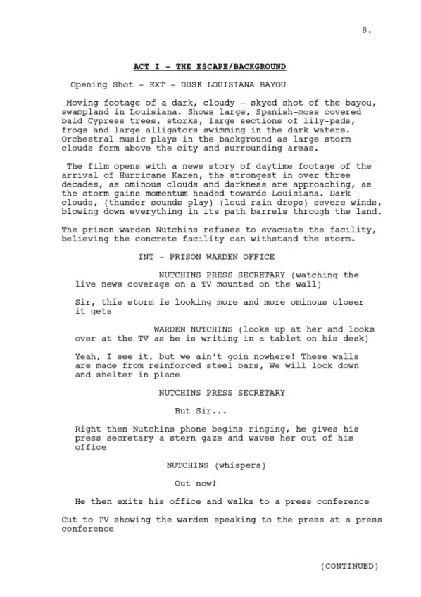 Secrets first page