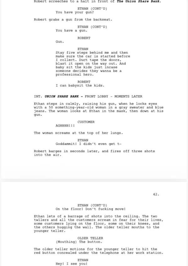 The Art of Threat sample page
