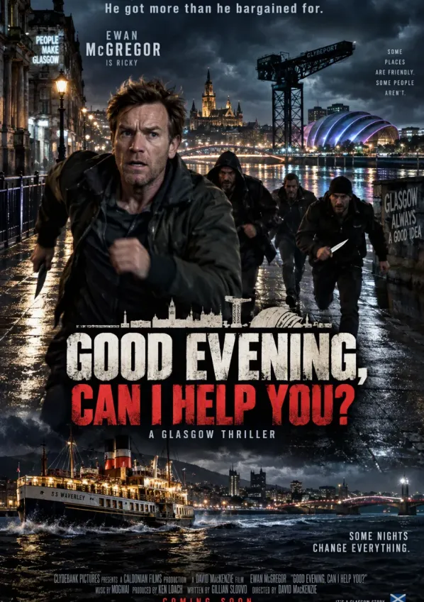 Good Evening Can I Help You? (UK) scenario poster
