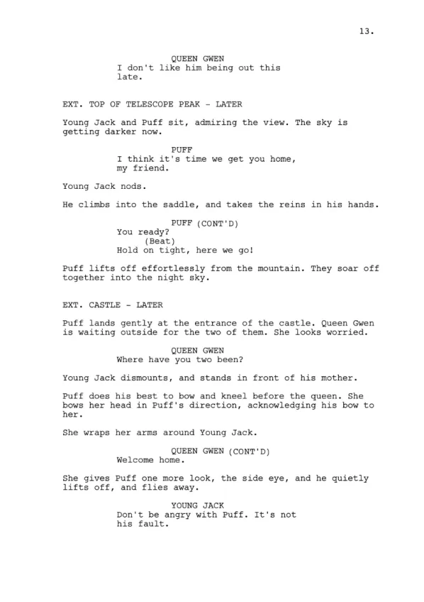 PUFF sample page