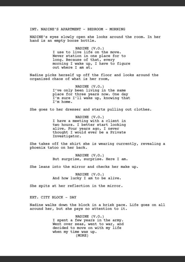 Midnight Phoenix first page