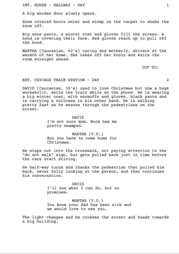 The Christmas Clauset first page
