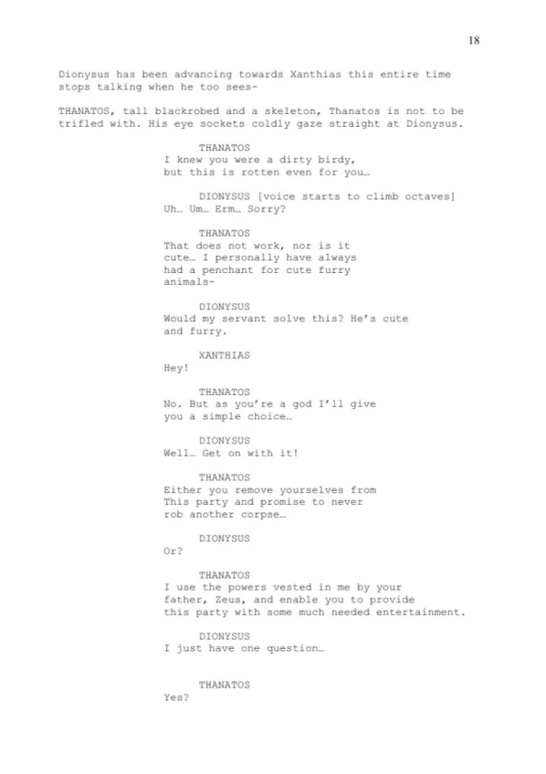 Frogs sample page
