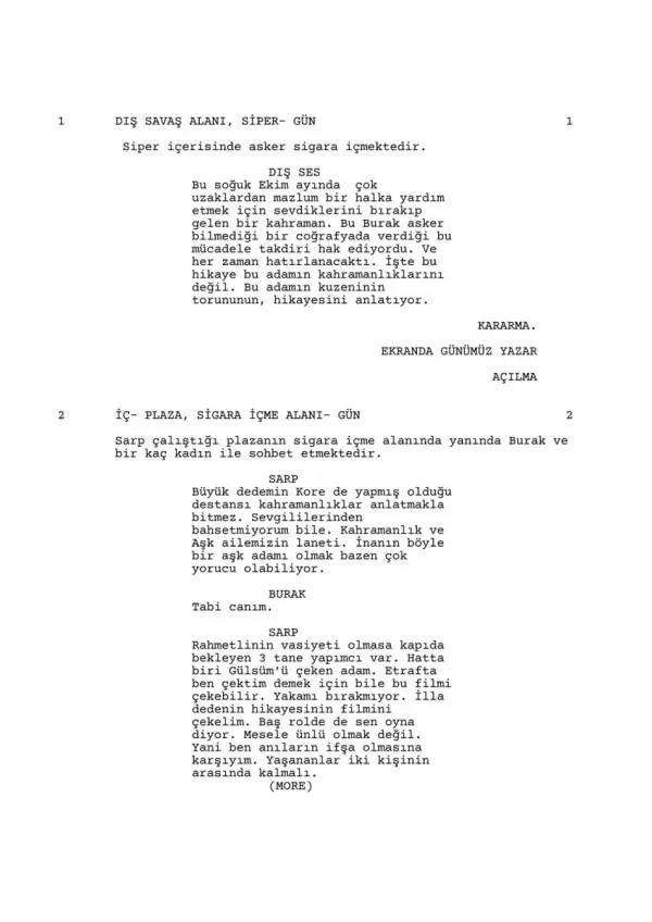 SON 100 (Ne Kadar Kaldı) first page