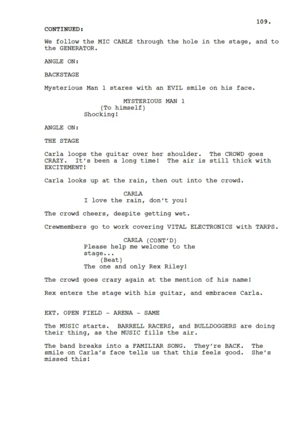 TAKING THE REINS sample page