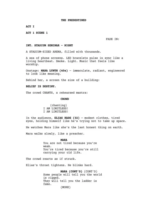 The Predestined first page thumbnail