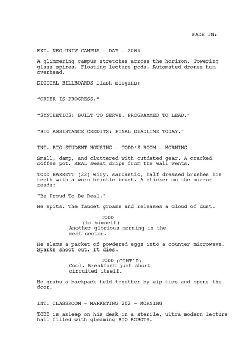FLESHFEED first page thumbnail