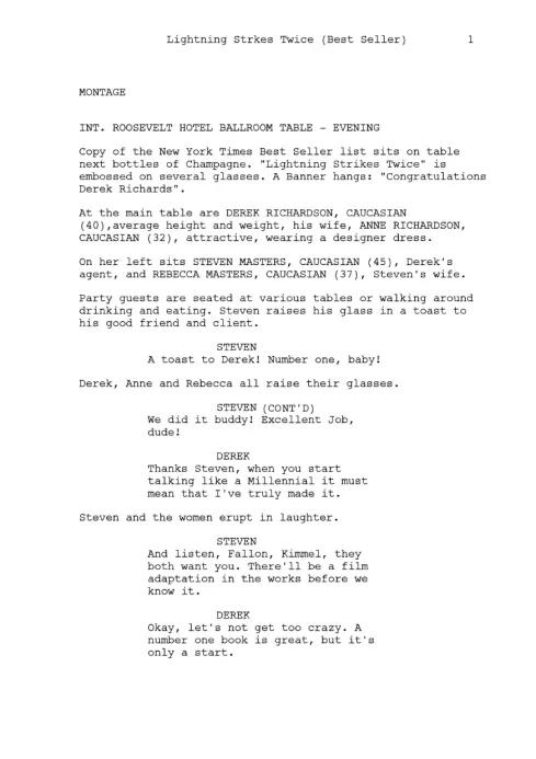 Lightning Strikes Twice first page thumbnail