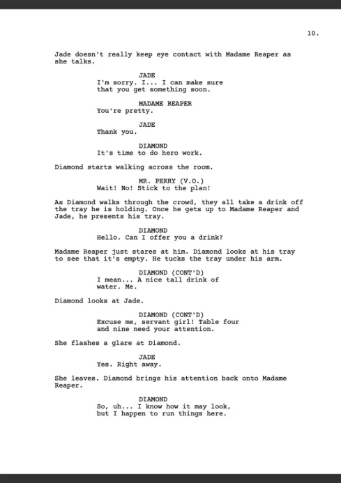 Robert Diamond & the Red Ruby Robbery sample page thumbnail